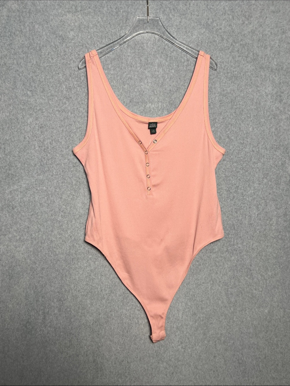 Wild Fable Women’s Pink Snap Placket Bodysuit NWT 2X